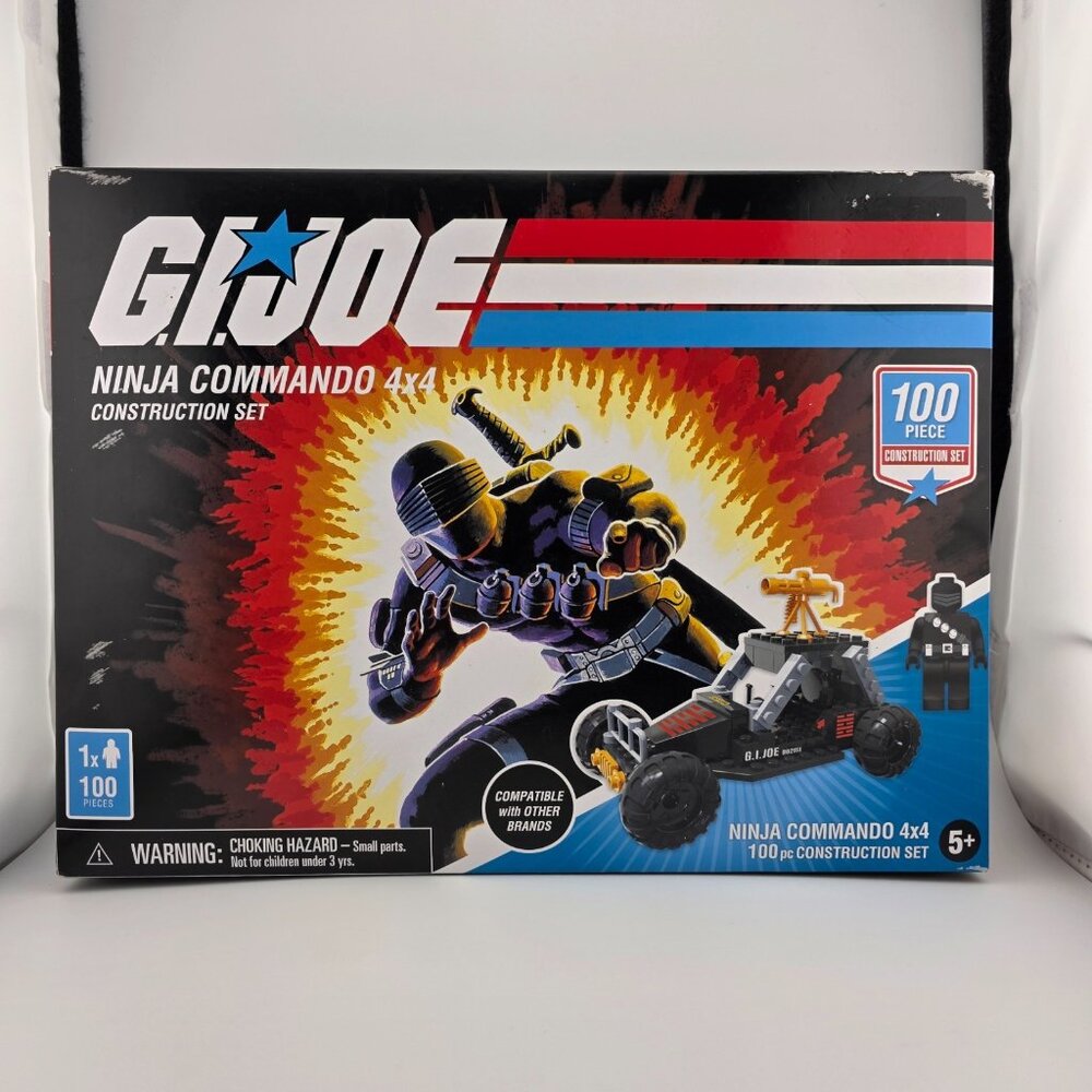 2020 Forever Clever G.I. Joe: Ninja Commando 4x4 100 Pieces Construction Set NEW